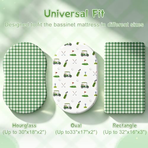 2 Pack Golf Baby Changing Pad Covers - Image 3