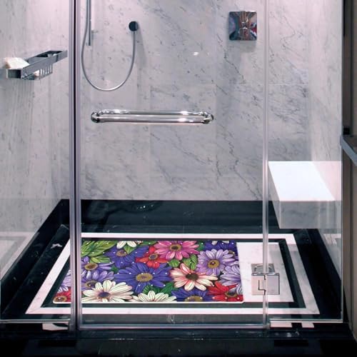 Non Slip Shower Mat Bathtub Mat 15.1x26.8 Inch, Quick Dry Bath Mat - Image 6