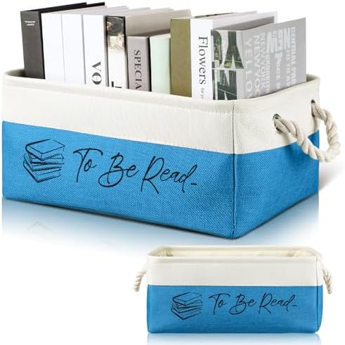 Marsui 1 Pcs TBR Basket Book Storage Bin Bookish Gifts by Marsui