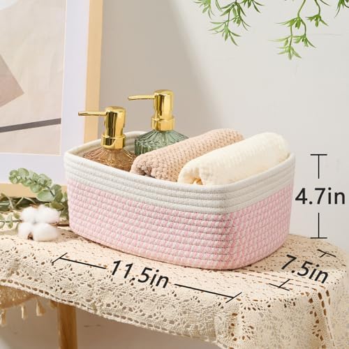 MiniArk Small Storage Baskets for Organizing | Closet Organizer Bins | Shelf - Image 3