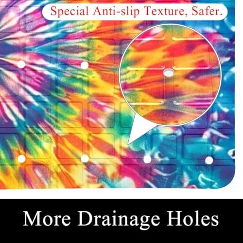 Bath Tub Shower Mat, Washable Bathtub Floor Mats, Suction Cups and Drain Holes - Image 2