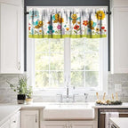 Kids Cartoon Bee Valance Curtain Children's Colorful Cute Forest Plants Flowers - Image 5