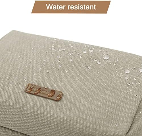 BAGSMART Toiletry Bag for Men, Canvas Travel Toiletry Organizer Dopp Kit - Image 4