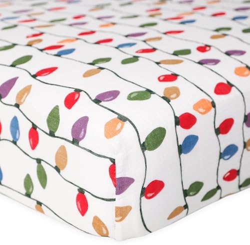 Little Unicorn Fitted Crib Sheet | 100% Cotton Muslin | Super Soft | Sized - Image 2