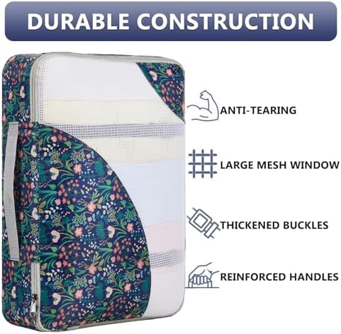 OlarHike Packing Cubes for Travel, Gifts for Women Mom, Anti-Tearing Suitcase - Image 4