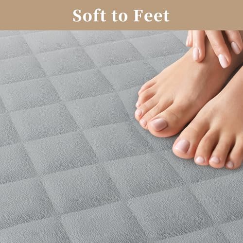 Yolife Bathtub Shower Mat Non Slip, Natural Rubber Bath Tub Floor Liner Mats - Image 2