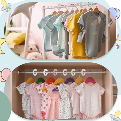 8 Pcs Infant Closet Dividers Nursery, Bright Color - Image 5