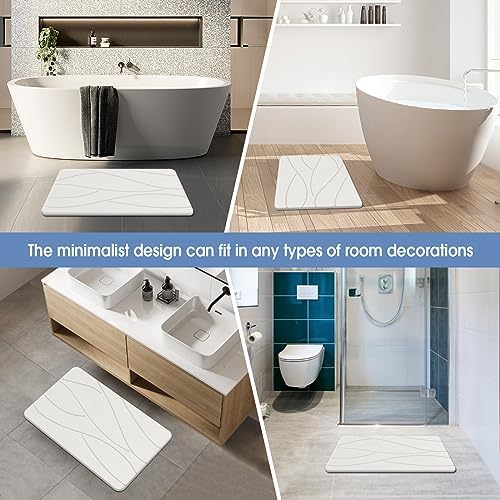 VEELOIM Stone Bath Mat, Diatomaceous Earth Shower Mat - Image 5