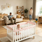 Rail Cover - Breathable Cotton Teething Guard - Image 2