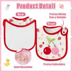 Cotton Waterproof Baby Bibs - Image 4