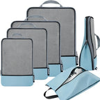 BAGAIL 4 Set/6 Set/8 Set Compression Packing Cubes Travel Accessories by BAGAIL