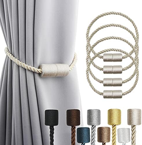 Magnetic Curtain Tiebacks Holdbacks Decorative Tie Backs by CurtainTiebacks