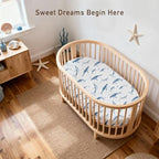 Muslin Bassinet Sheets 2 Pack, Universal Cotton Fitted Baby Mattress Sheet - Image 6