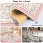 Splat Mat for Under High Chair Waterproof Non Slip Floor Mat for Baby - Image 3