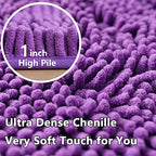 Bathroom Rugs Sets 2 Piece, Extra Soft Chenille Bath Mat Ultra Absorbent - Image 5