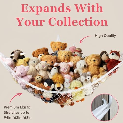 Stuffed Animal Storage Hammock Net Corner - Image 5