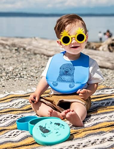 modern-twist Bucket-Bib 100% Food-Grade Silicone, Waterproof and Reusable - Image 5