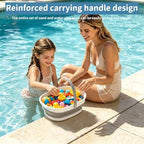 Bath Toy Storage Basket 2Pack, Double Layer Drain Basket - Image 6
