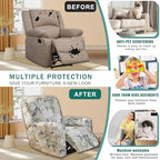 NILUOH Stretch Recliner Covers 4 Piece, Non-Slip Lazy Boy Chair Covers - Image 4
