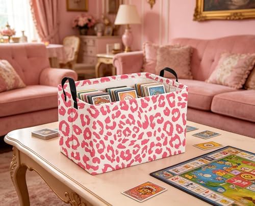 Sanjiaofeng Rectangular Kids Baskets, leopard print basket, Waterproof - Image 2