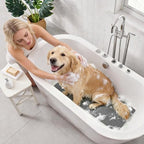 Asvin Soft Textured Bath, Tub Mat, 35x16 Inch, Phthalate Free, Non Slip Comfort - Image 6