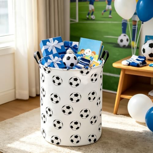 QUEENLALA Foldable Waterproof Round Fabric Laundry Basket Home - Image 4