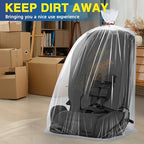 5 Pack 32” x 42” Extra Large Clear Plastic Storage Bags - Image 6