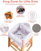 High Chair Cover Portable with 3-Point Harness, Waterproof Baby Seat Cover - Image 3
