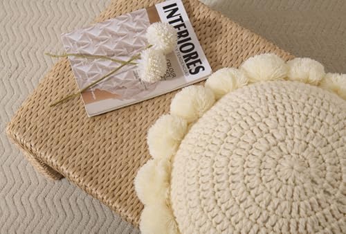 Boho Round Throw Pillow Accent Pillows - Image 7