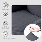Granbest Premium Water Repellent Wingback Chair Cover 2-Piece High Stretch - Image 4