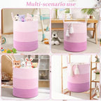 Laundry Hamper for Organizing, 52L Large Laundry Baskets, Cotton Rope Woven - Image 4