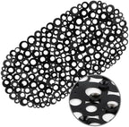 WELTRXE Oval Bathtub Mat Non Slip, Shower Mat by WELTRXE