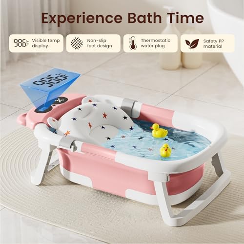 Baby Bathtub, Foldable Baby Bath Tub - Image 2