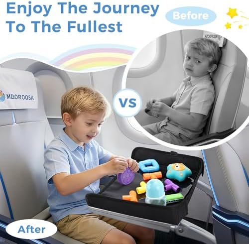 COOLBEBE Airplane Tray Table Cover, Foldable Travel Tray Cover - Image 5