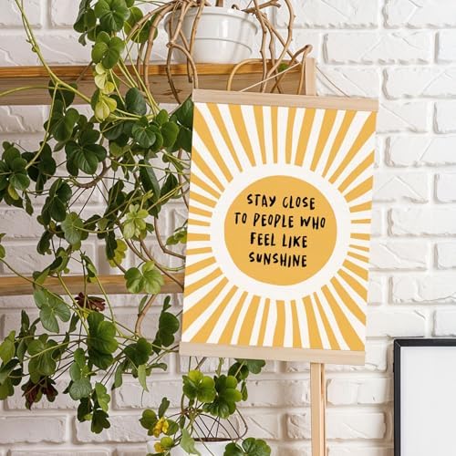 DNEULYR Boho Sunshine Inspirational Wall Art Poster 12x16 Inches - Image 4