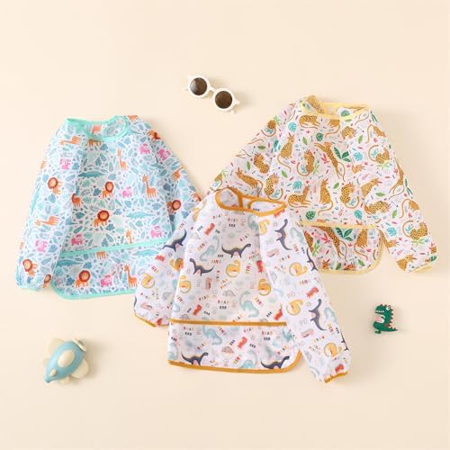 Long Sleeved Bibs, Lightweight Waterproof Shirt Bibs - Image 5
