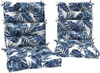 DYTXIII Outdoor High Back Chair Cushions Set of 2, Water Repellent Tufted by DYTXIII