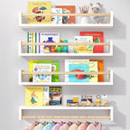 Fixwal Floating Nursery Book Shelves by Fixwal