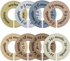 8 Pcs Infant Closet Dividers Nursery, Earth Stone Color by Unknown