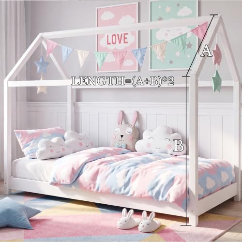 NICETOWN Baby Pink Girls Room Bed Canopy - Image 7