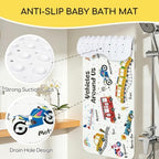 Baby Bathtub Mat Non Slip, Machine Washable, Transportation - Image 4