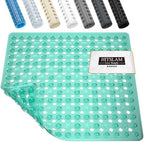 HITSLAM Shower Mat Anti Slip, Square Bath Mat by HITSLAM