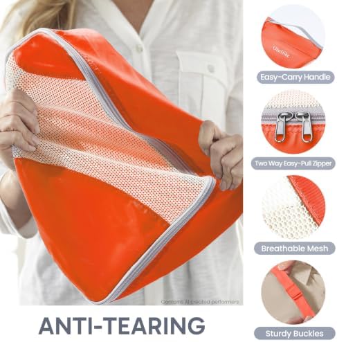 OlarHike 10 Set Packing Cubes for Travel, Gifts for Women Mom, Anti-Tearing - Image 5
