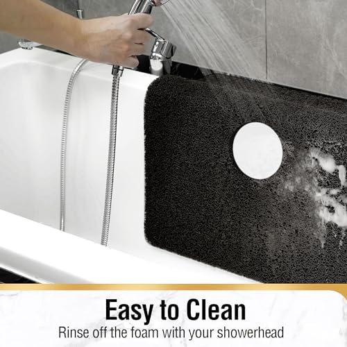 HITSLAM Square Shower Mat, 40 x 40 Inch Non Slip Bath Mat - Image 7