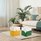 Geiserailie 6 Pcs 11 x 11 Inch Cube Storage Bins Fabric Storage Organizer Bins - Image 6