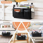 Fab totes Bedside Caddy for Dorm Bed, Bedside Storage Bag Hanging Organizer - Image 6