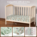 Baby Crib Sheets 2 Pack for Boys and Girls Fit for Standard Crib Toddler - Image 7