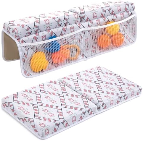 Wildkin Bath Kneeler & Elbow Rest Pad, Dual-Layer Foam, 4 Suction Cups by Wildkin
