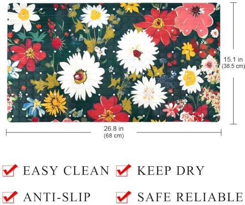 Shower Mat Bathtub Mat, 26.8x15.1 inch, Non-Slip Bath Mat - Image 3