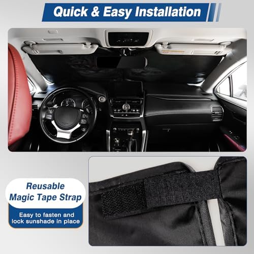 Car Windshield Sun Shade UV Reflector Foldable Front Window SUV - Image 6